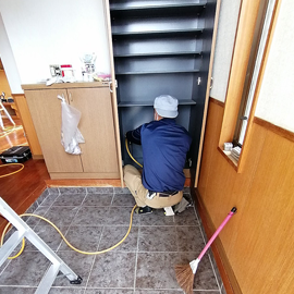 家屋の薬剤処理2